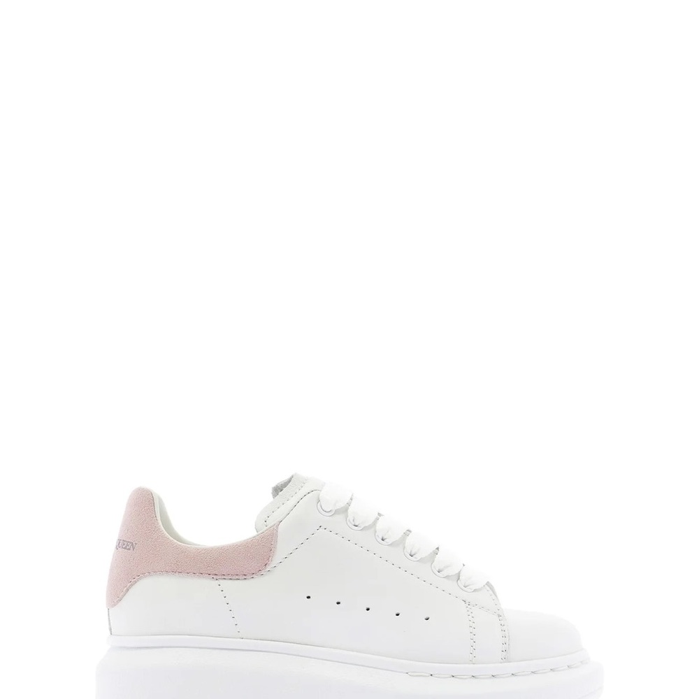 Alexander McQueen White and Pink Sneakers